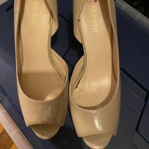 Nine West Nude Heels
